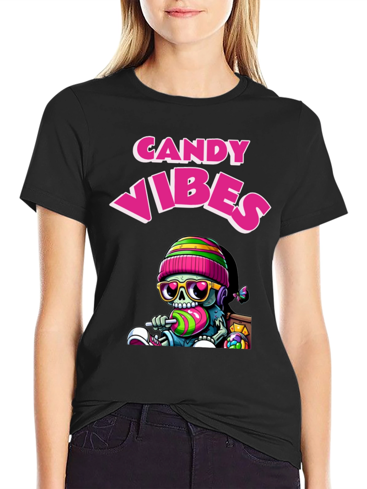 Candy Vibes T-Shirt Fun Graphic Tee