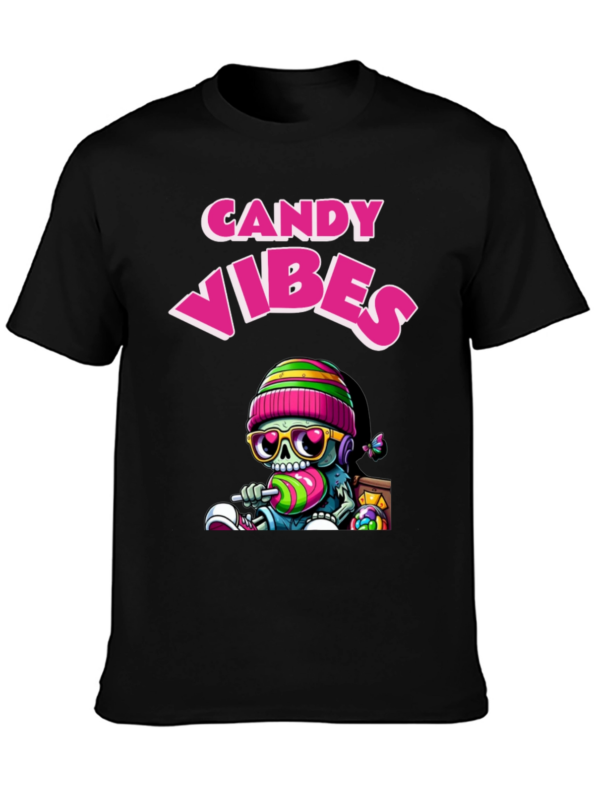 Candy Vibes T-Shirt Fun Graphic Tee