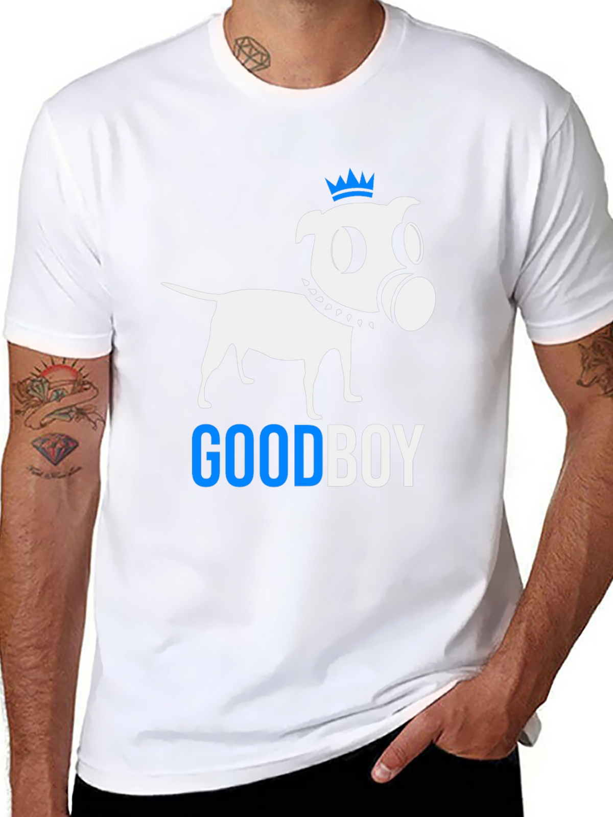 Good Boy Graphic Tee - Stylish Dog Design