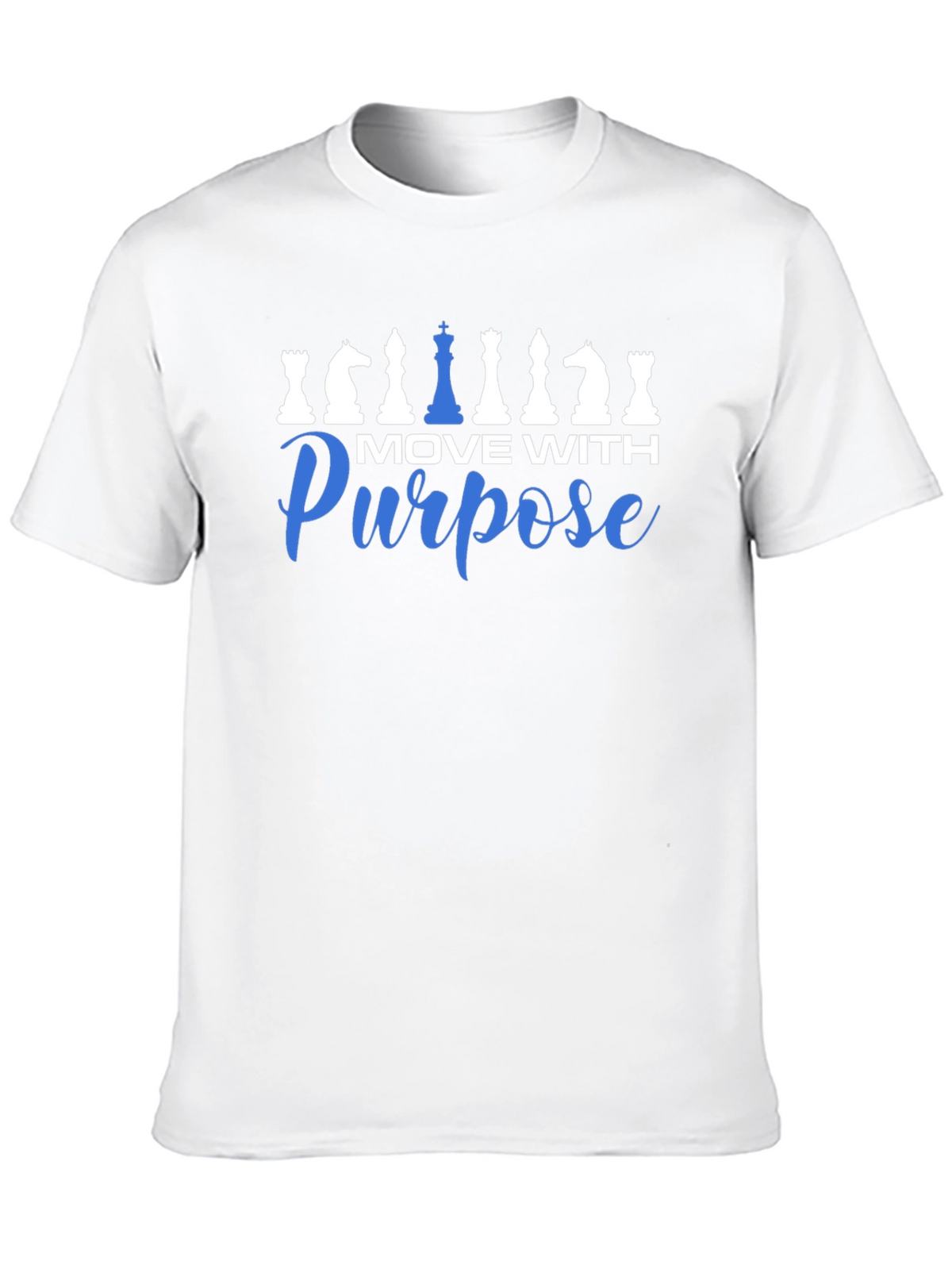 Move With Purpose T-Shirt Chess Design