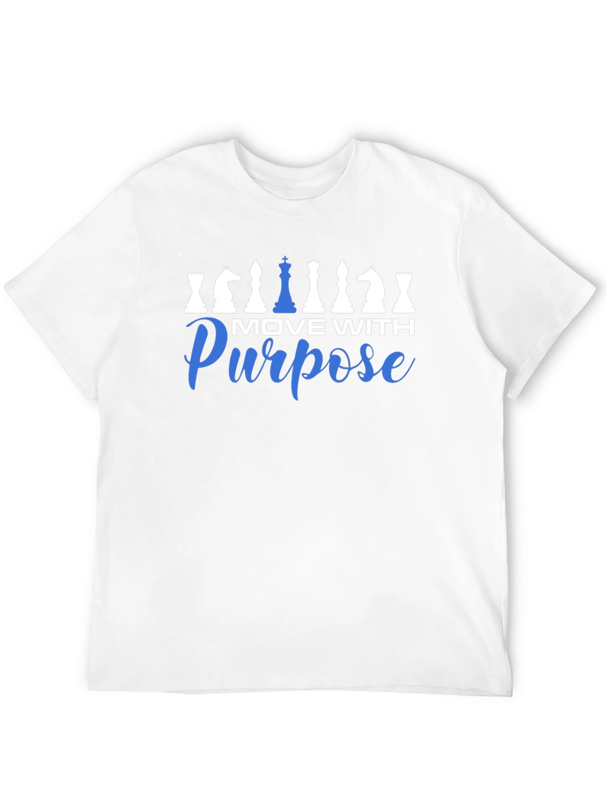 Move With Purpose T-Shirt Chess Design