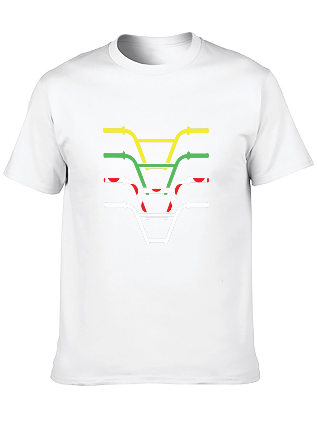 BMX Handlebars Graphic Tee - Cool Bike Lover Shirt