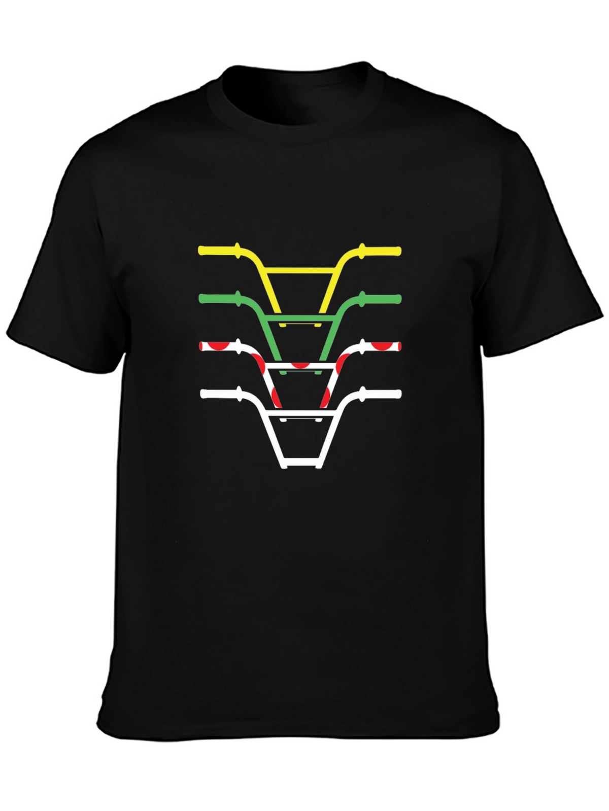 BMX Handlebars Graphic Tee - Cool Bike Lover Shirt