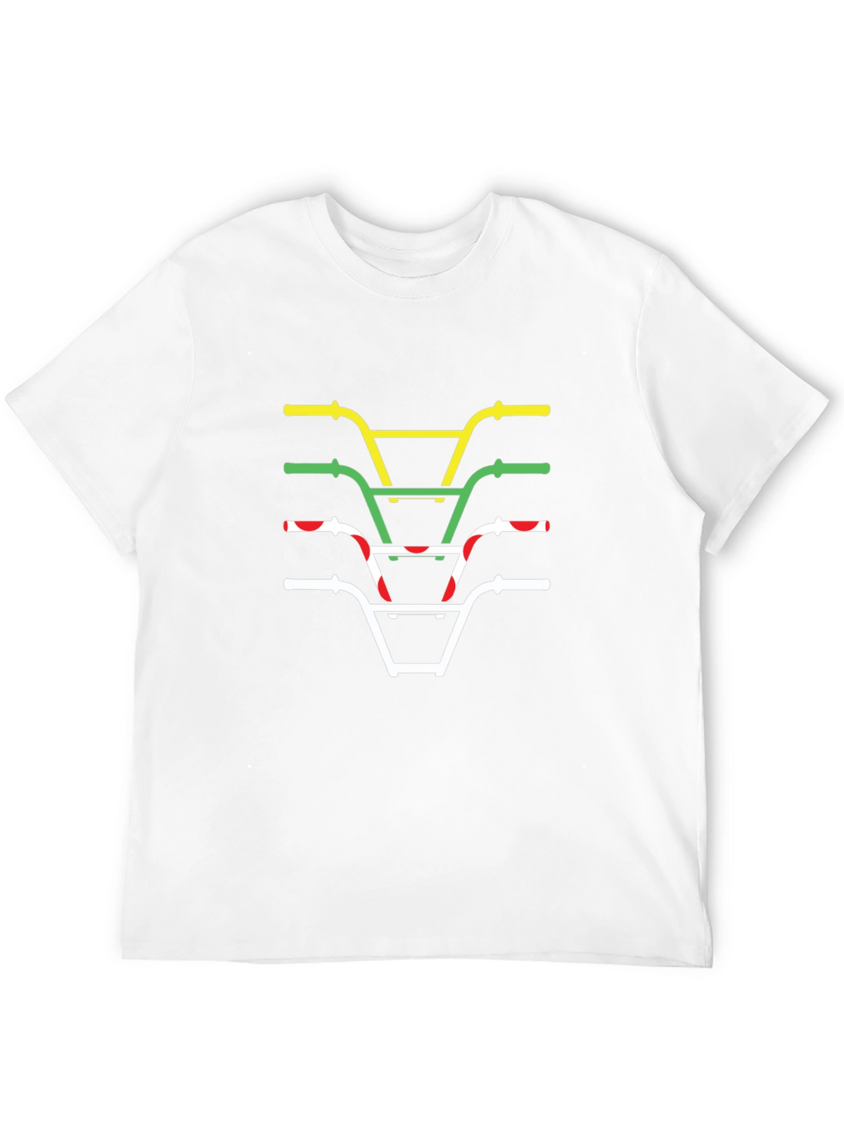 BMX Handlebars Graphic Tee - Cool Bike Lover Shirt