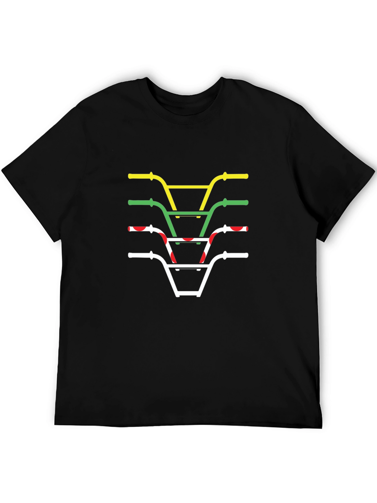 BMX Handlebars Graphic Tee - Cool Bike Lover Shirt