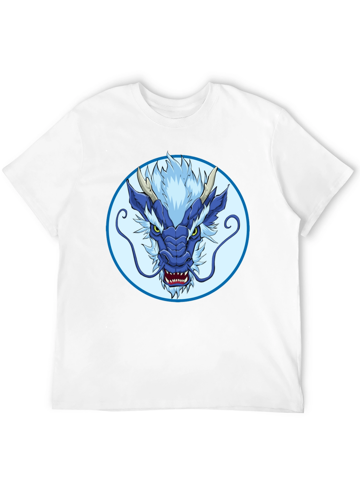 Blue Dragon Graphic Tee - Stylish Mens T-Shirt