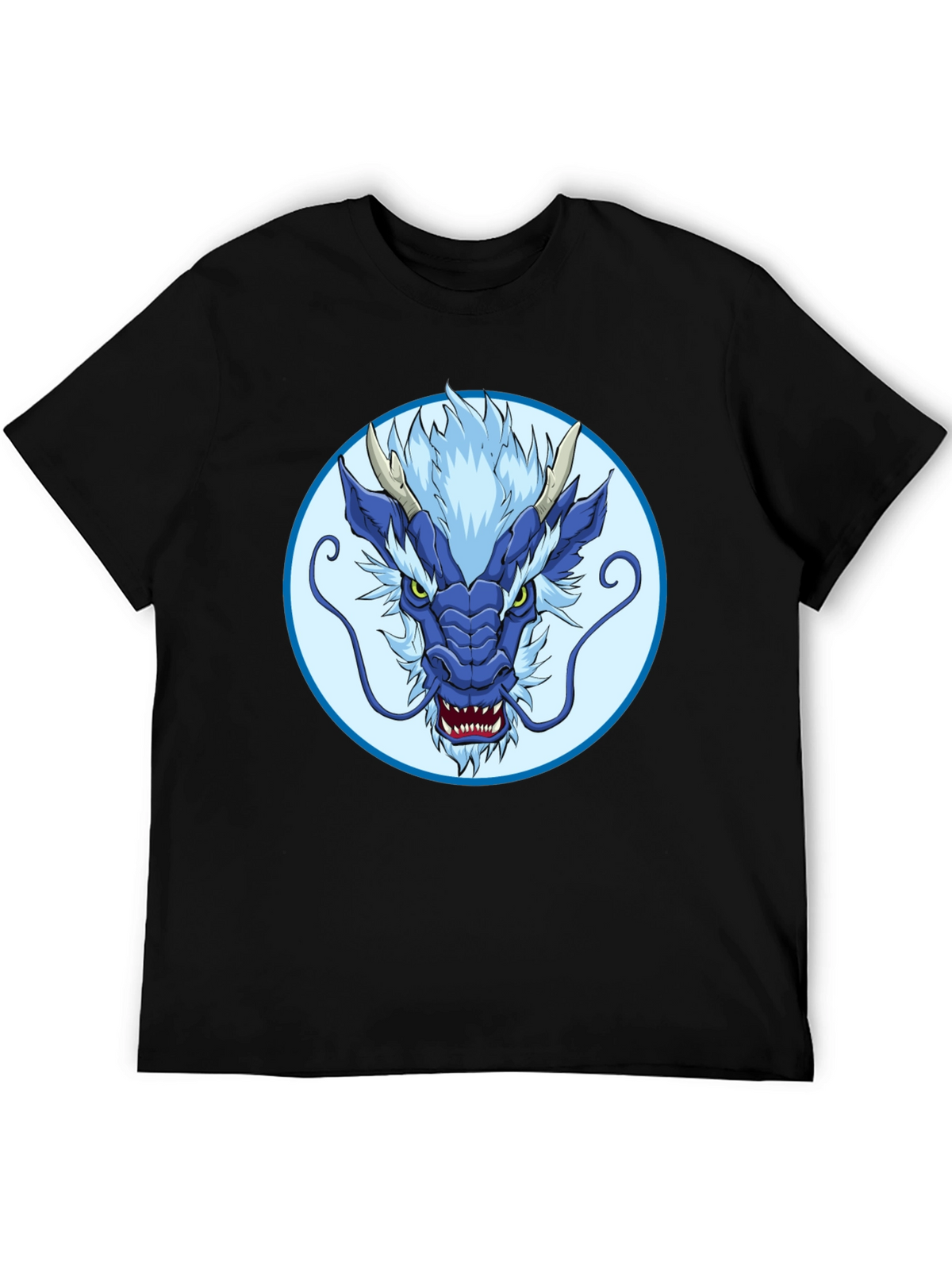 Blue Dragon Graphic Tee - Stylish Mens T-Shirt