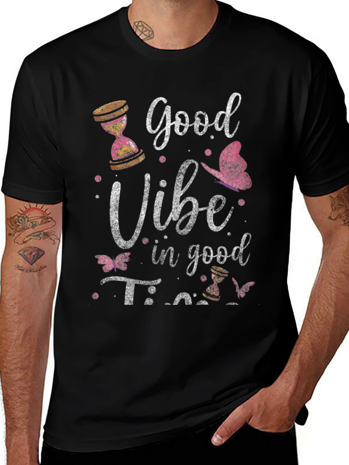 Good Vibes Graphic Tee - Stylish Comfort