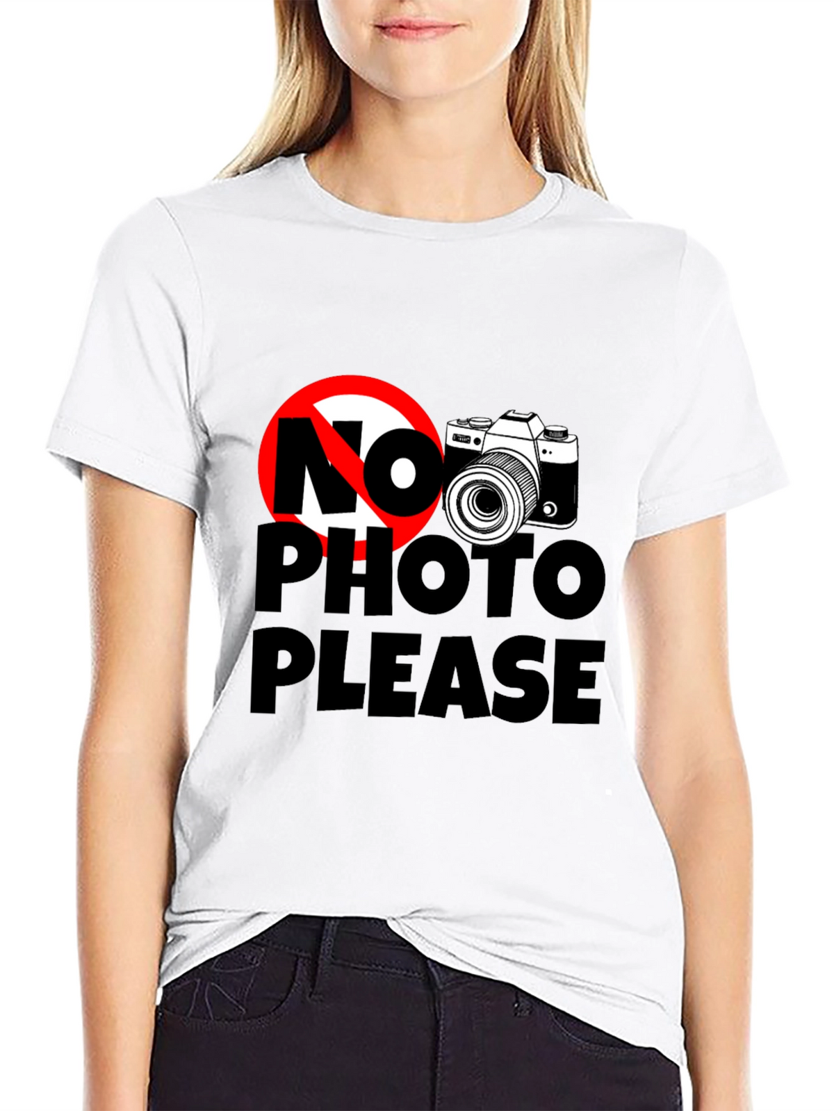 No Photo Please Graphic Tee