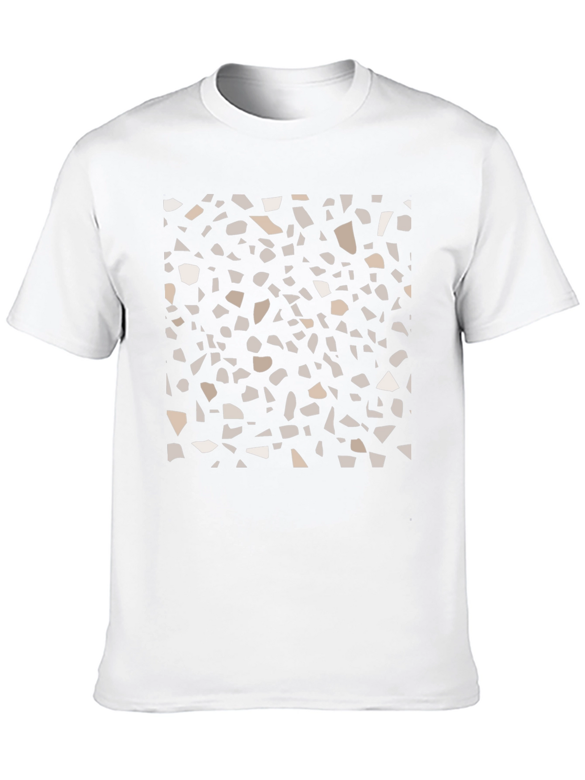 Abstract Pattern Black T-Shirt