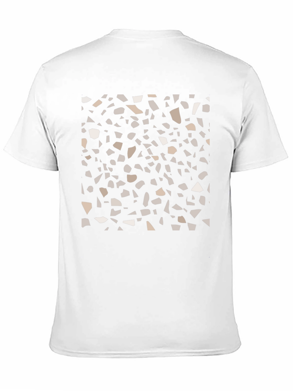 Abstract Pattern Black T-Shirt