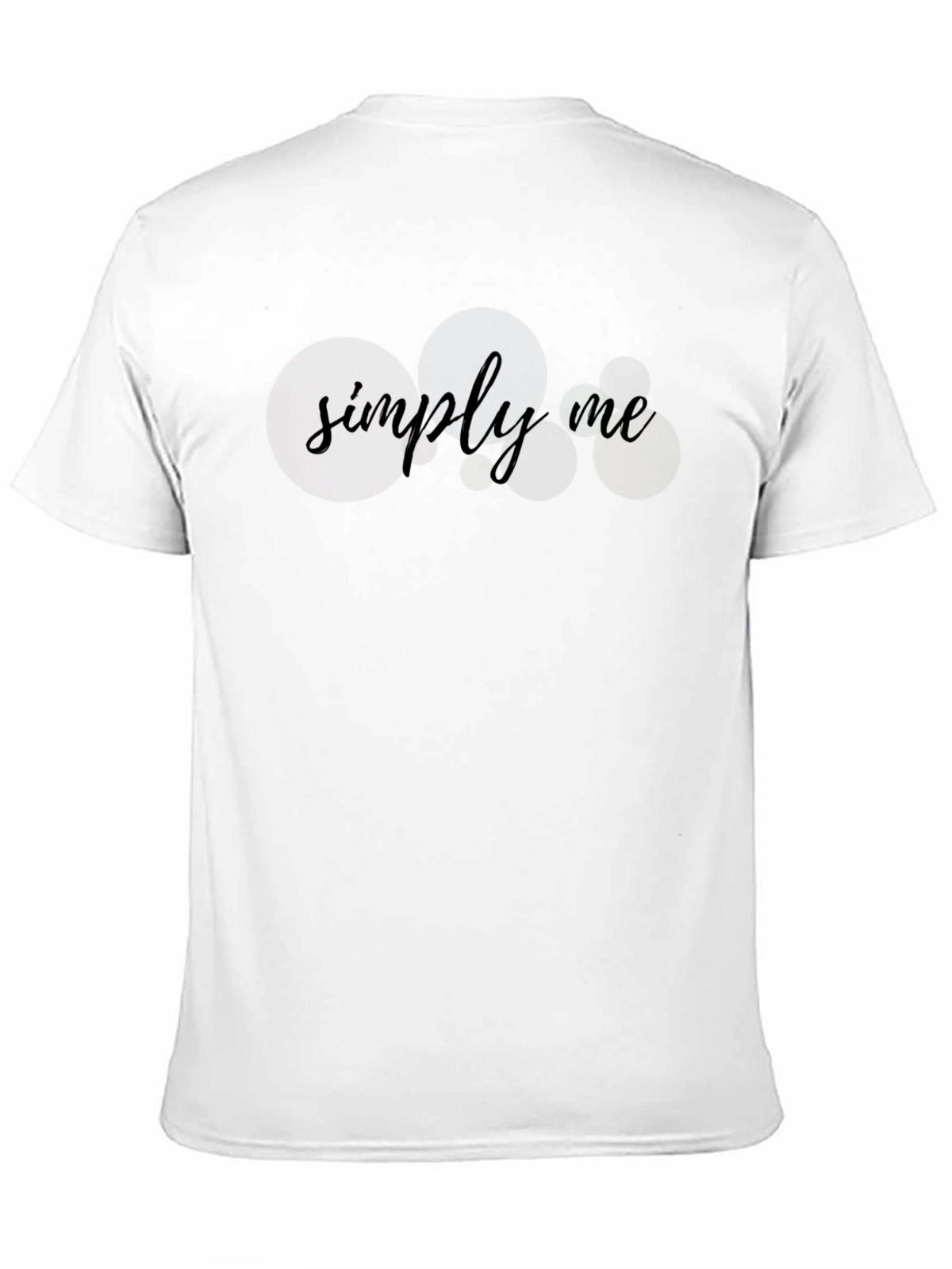 Simply Me Black T-Shirt - Minimalist Style