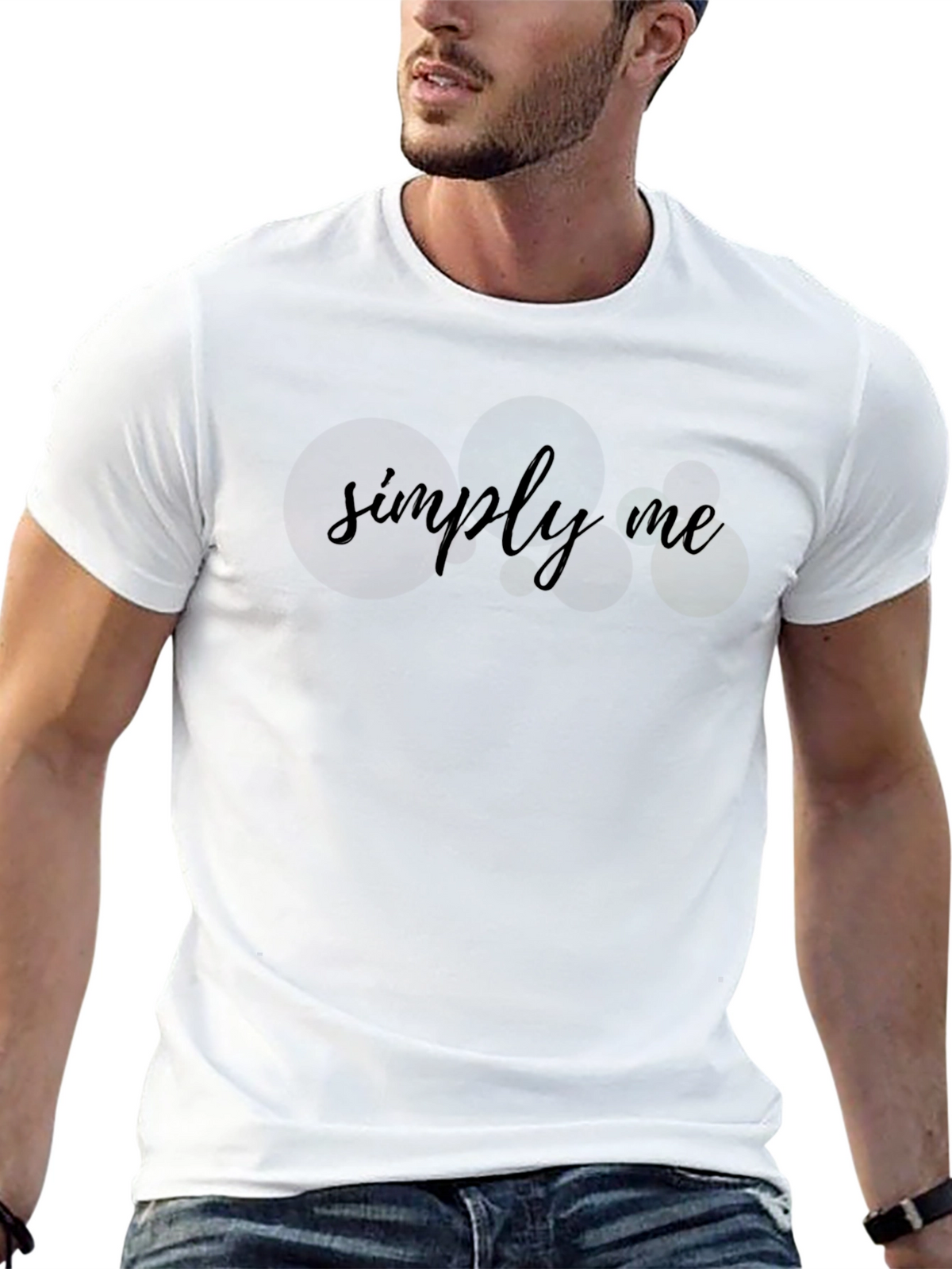 Simply Me Black T-Shirt - Minimalist Style