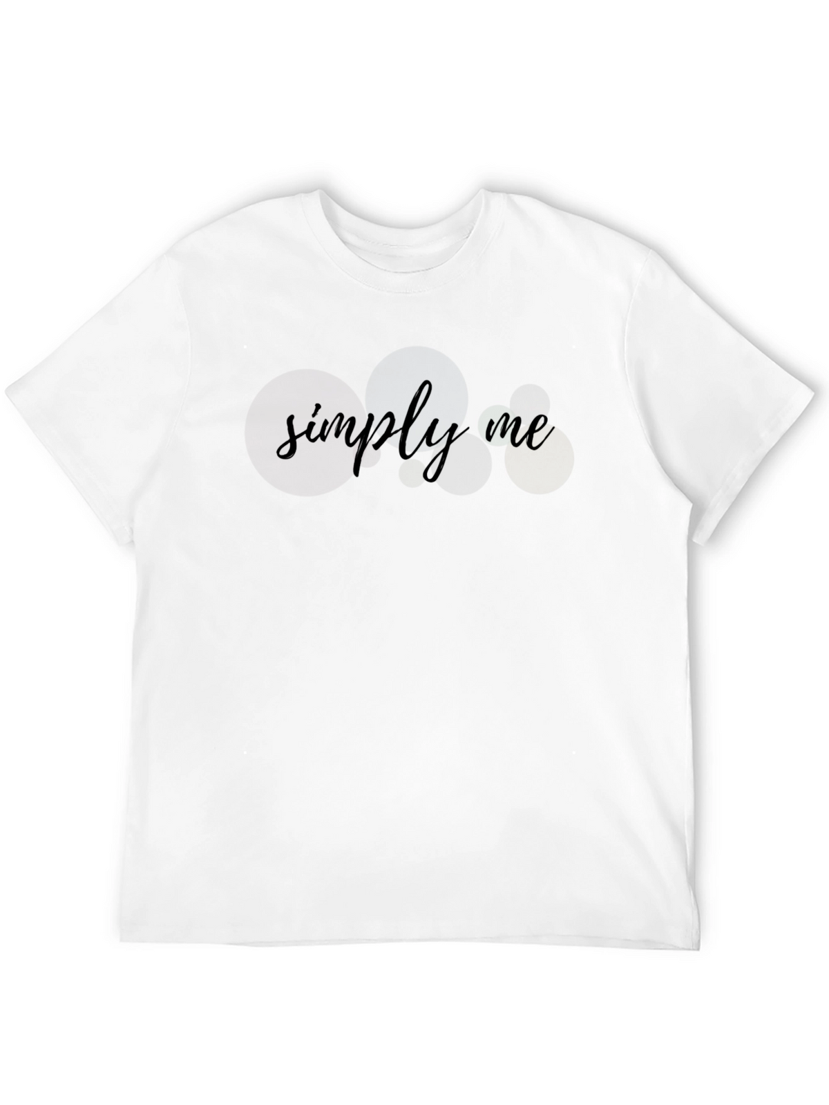 Simply Me Black T-Shirt - Minimalist Style
