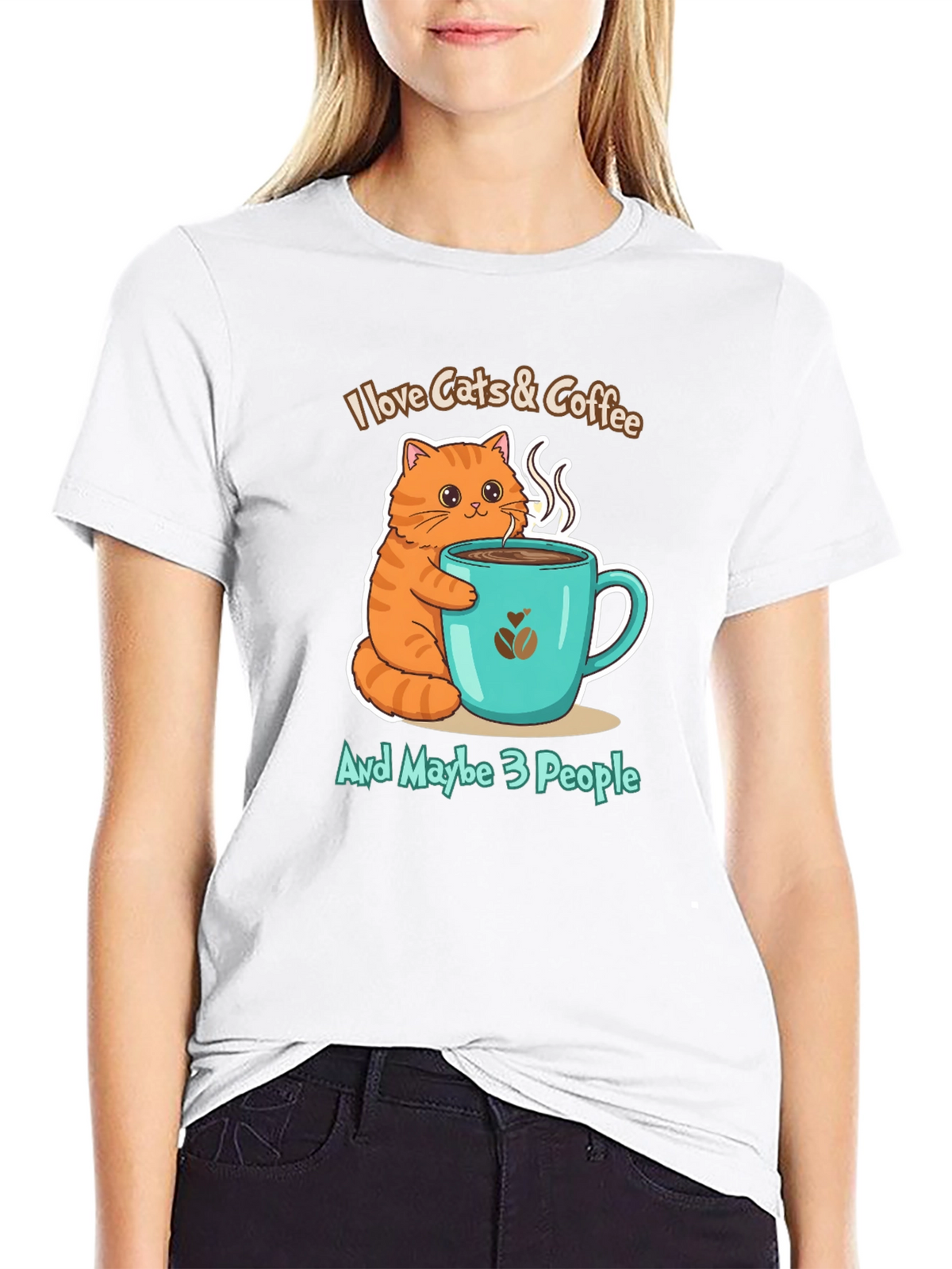 I Love Cats & Coffee T-Shirt
