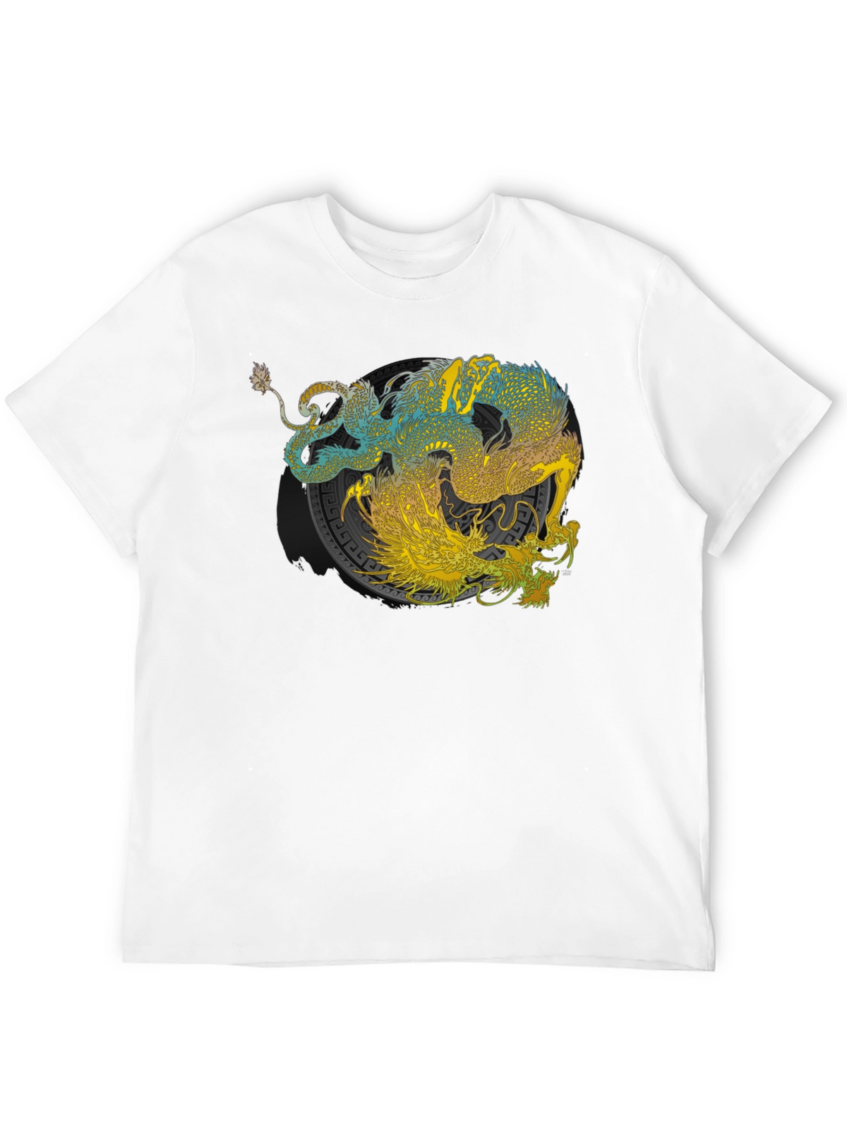 Yin Yang Dragon Graphic Tee