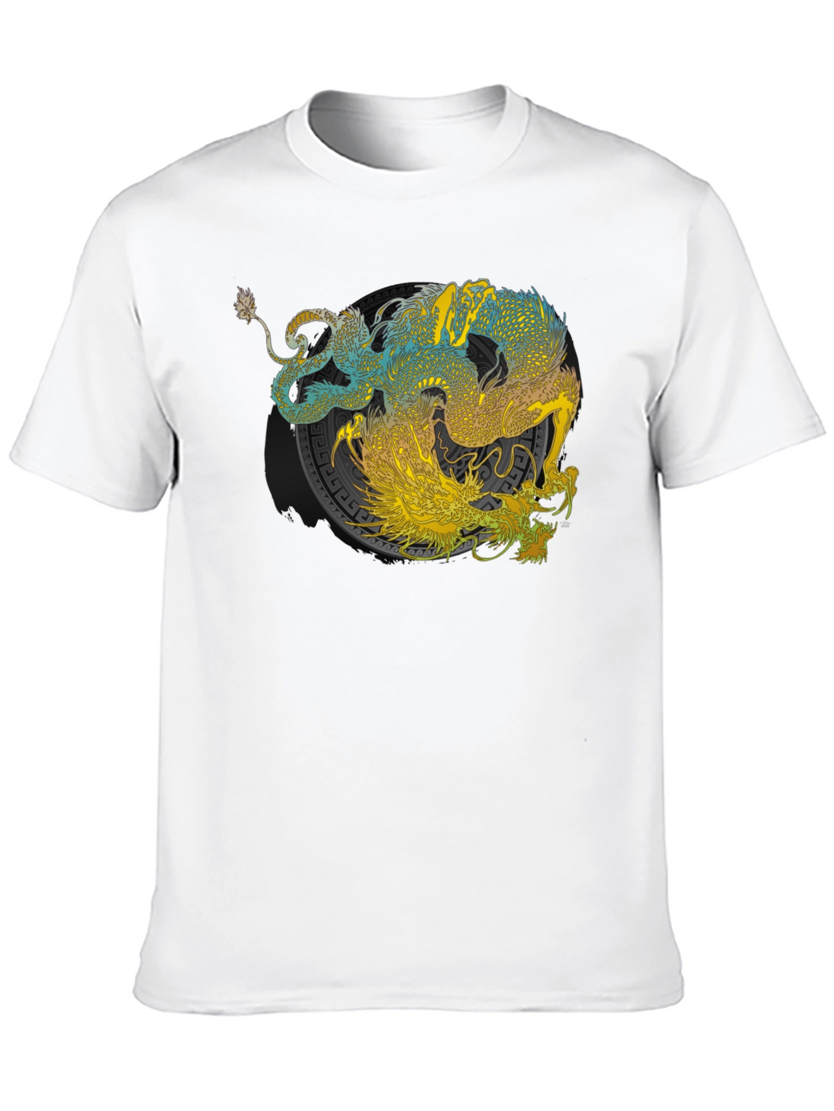 Yin Yang Dragon Graphic Tee