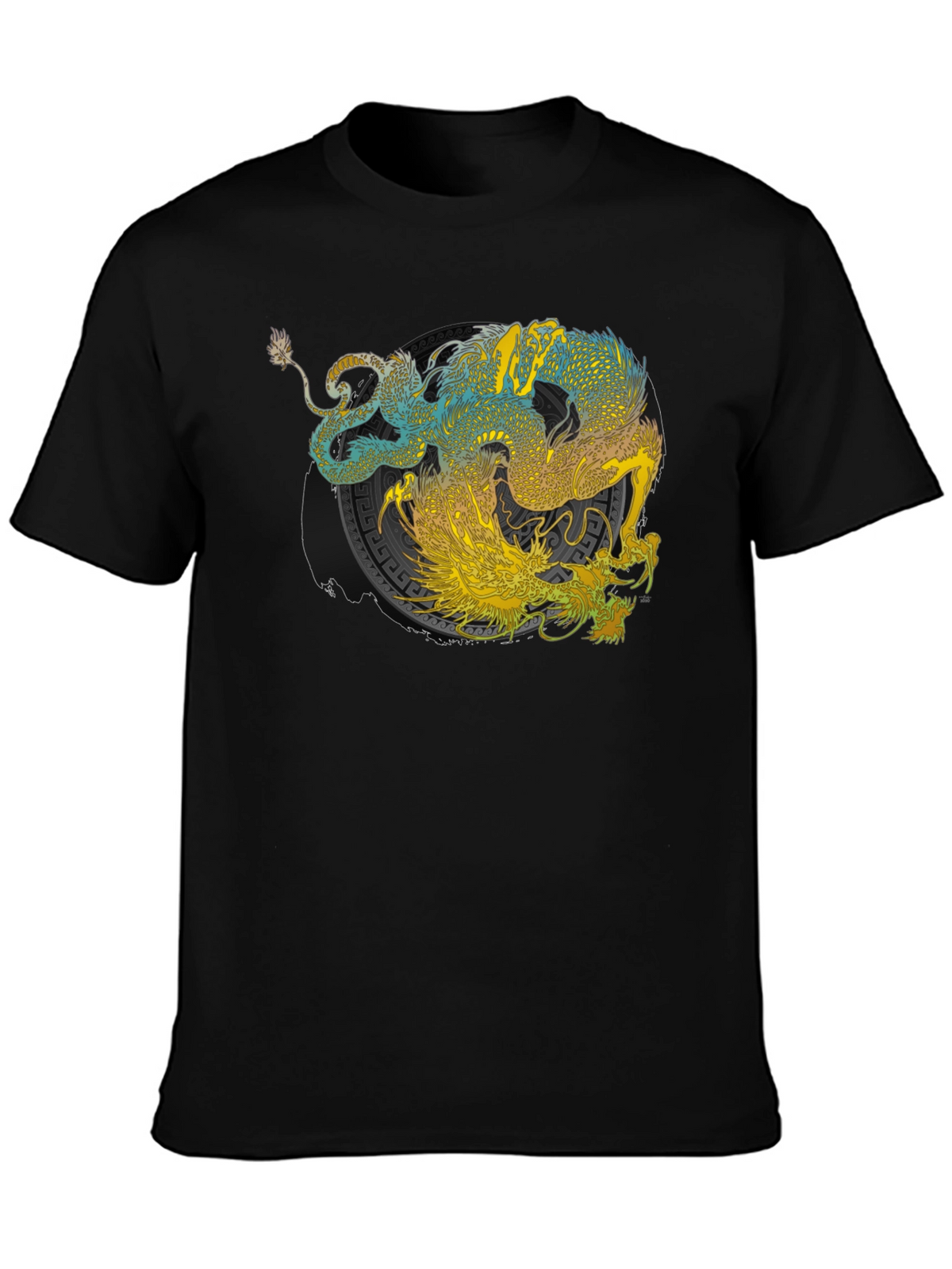 Yin Yang Dragon Graphic Tee