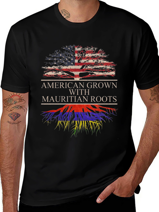 American Grown Mauritian Roots T-Shirt
