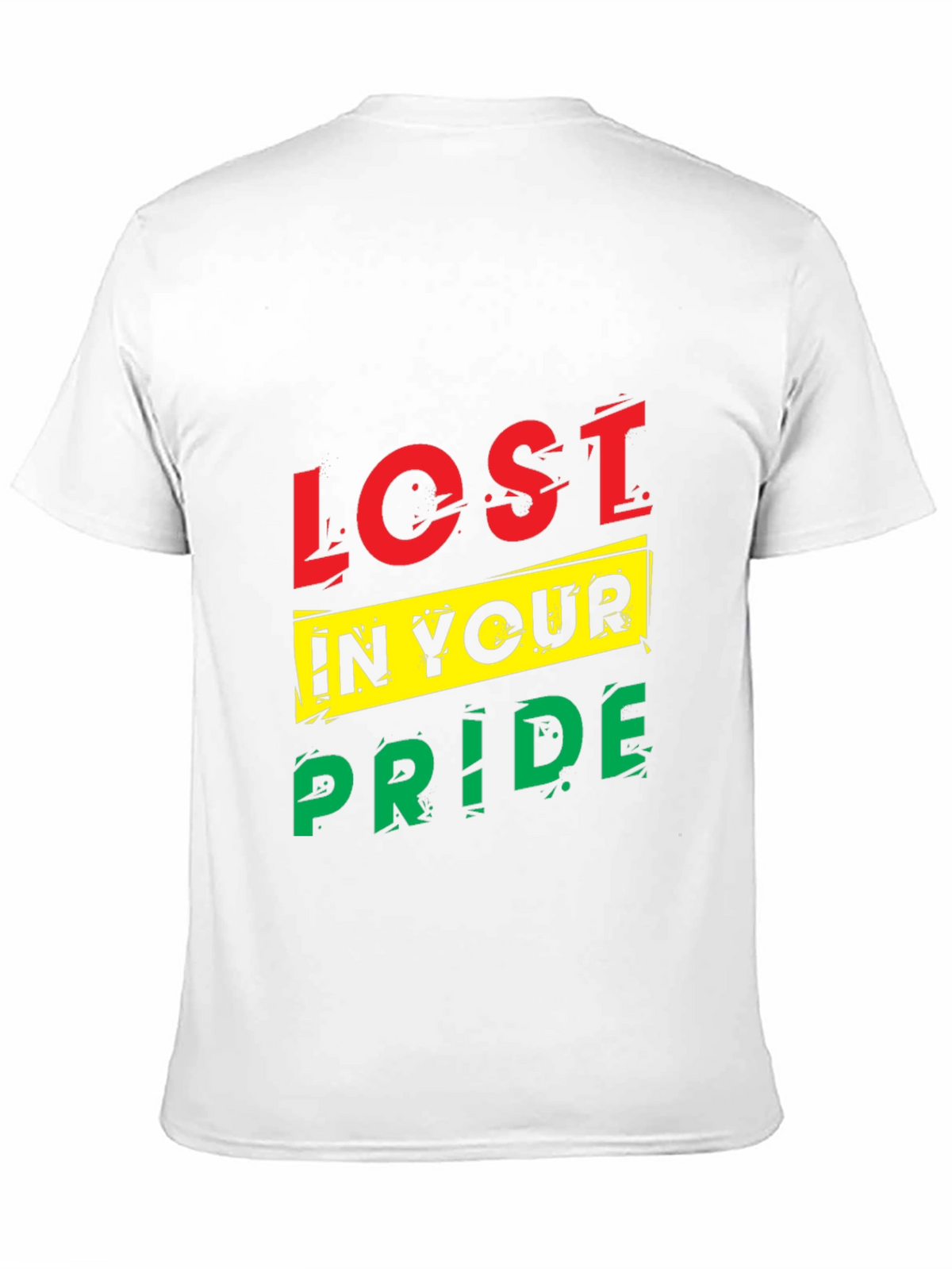 Lost In Your Pride Graphic T-Shirt - Black