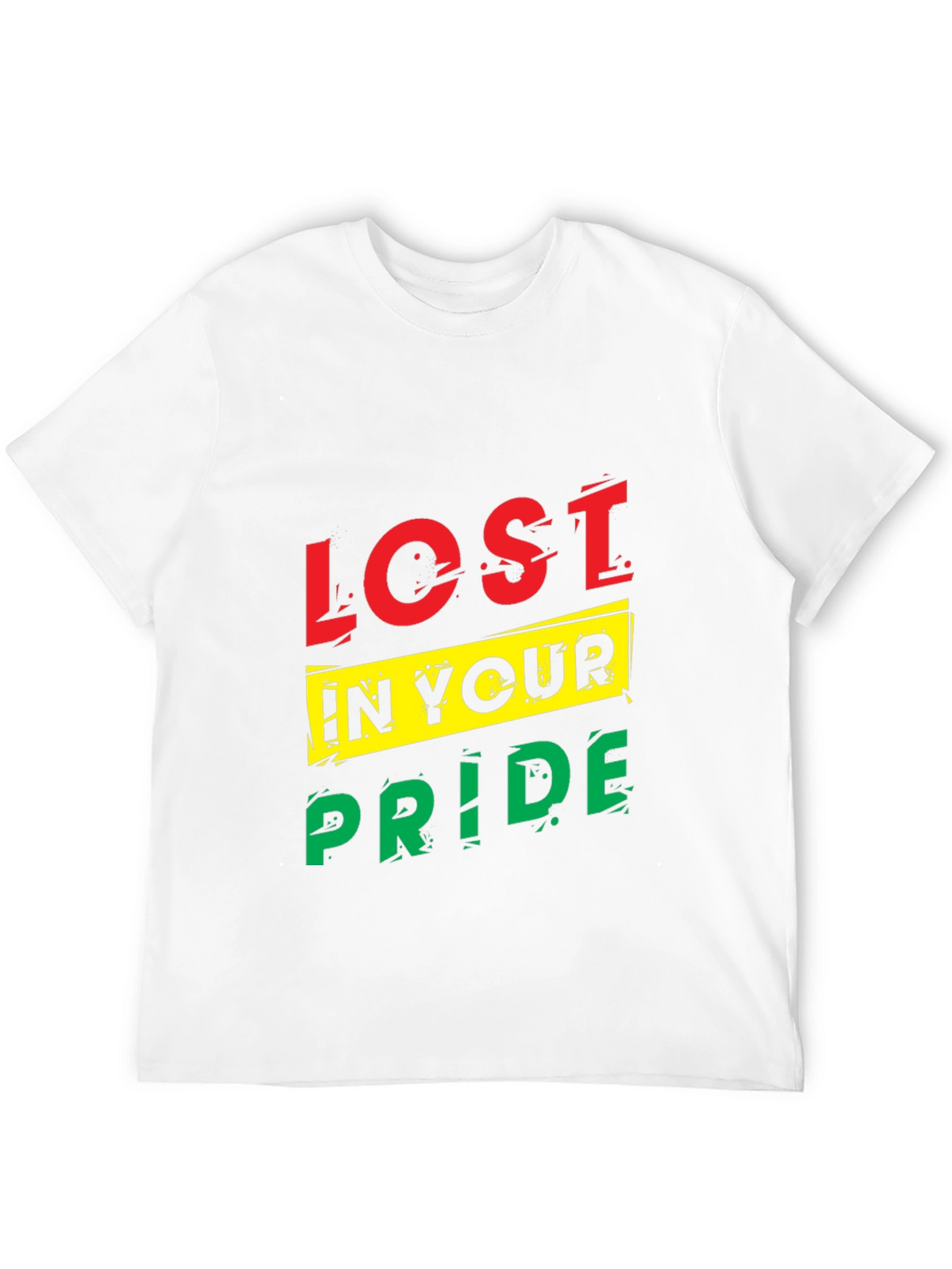 Lost In Your Pride Graphic T-Shirt - Black
