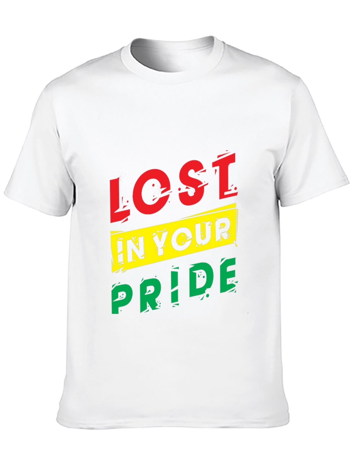 Lost In Your Pride Graphic T-Shirt - Black