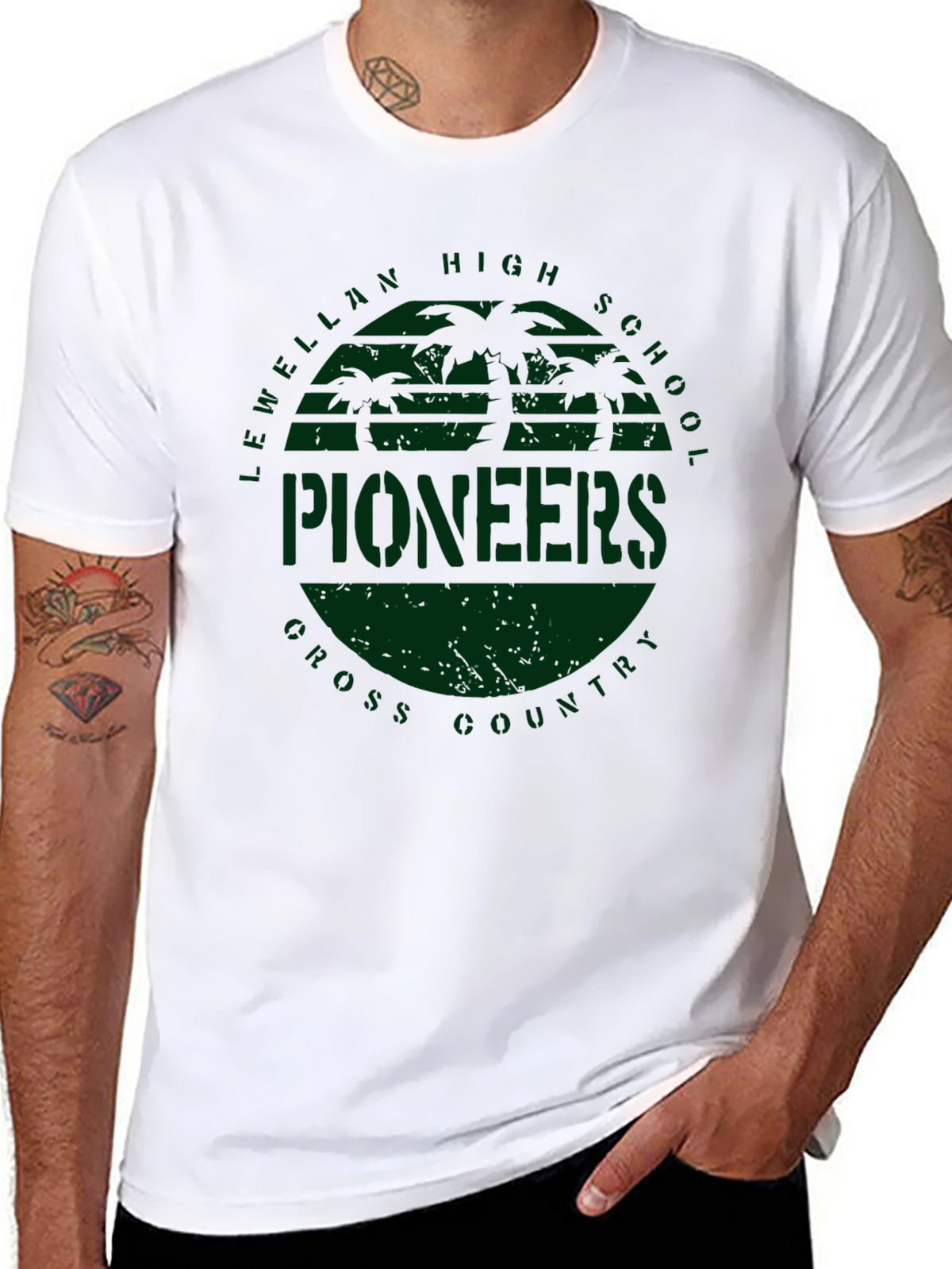 Lewellan High School Pioneers T-Shirt - Cross Country