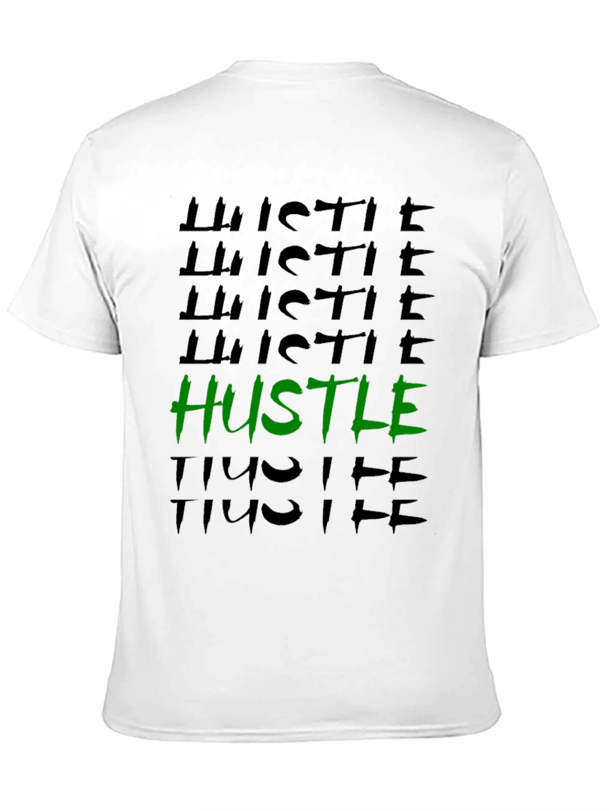 Hustle Graphic Tee - Trendy Black T-Shirt