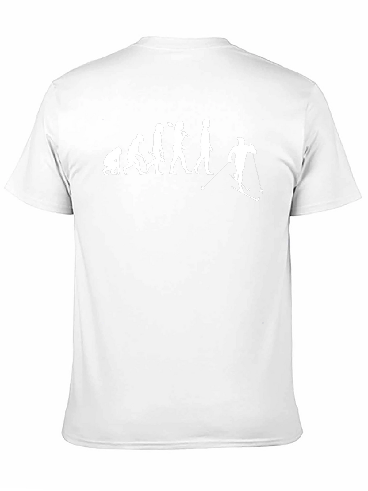 Evolution of Skiing T-Shirt - Funny Ski Lover Tee