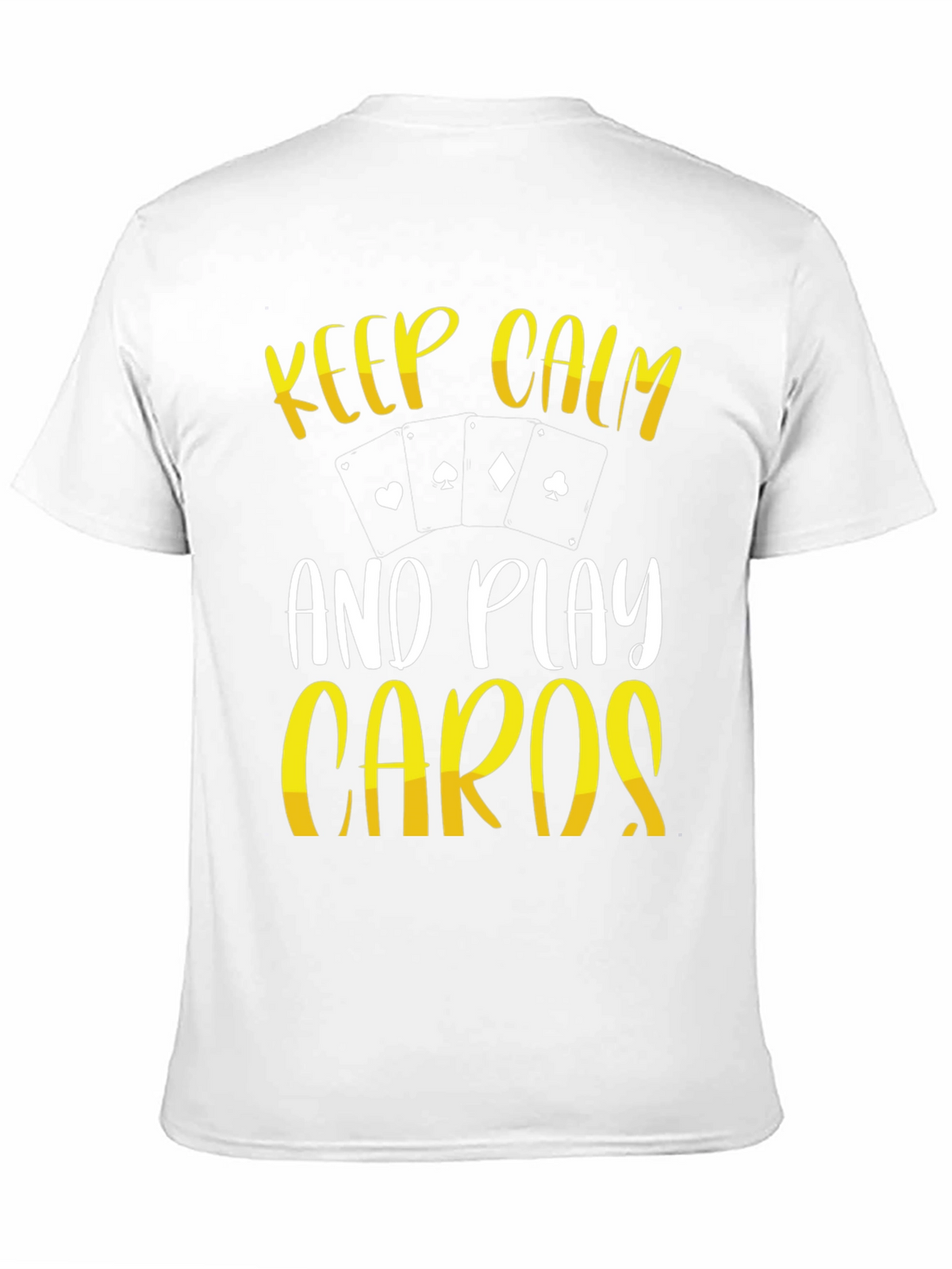 Keep Calm Play Cards Graphic T-Shirt