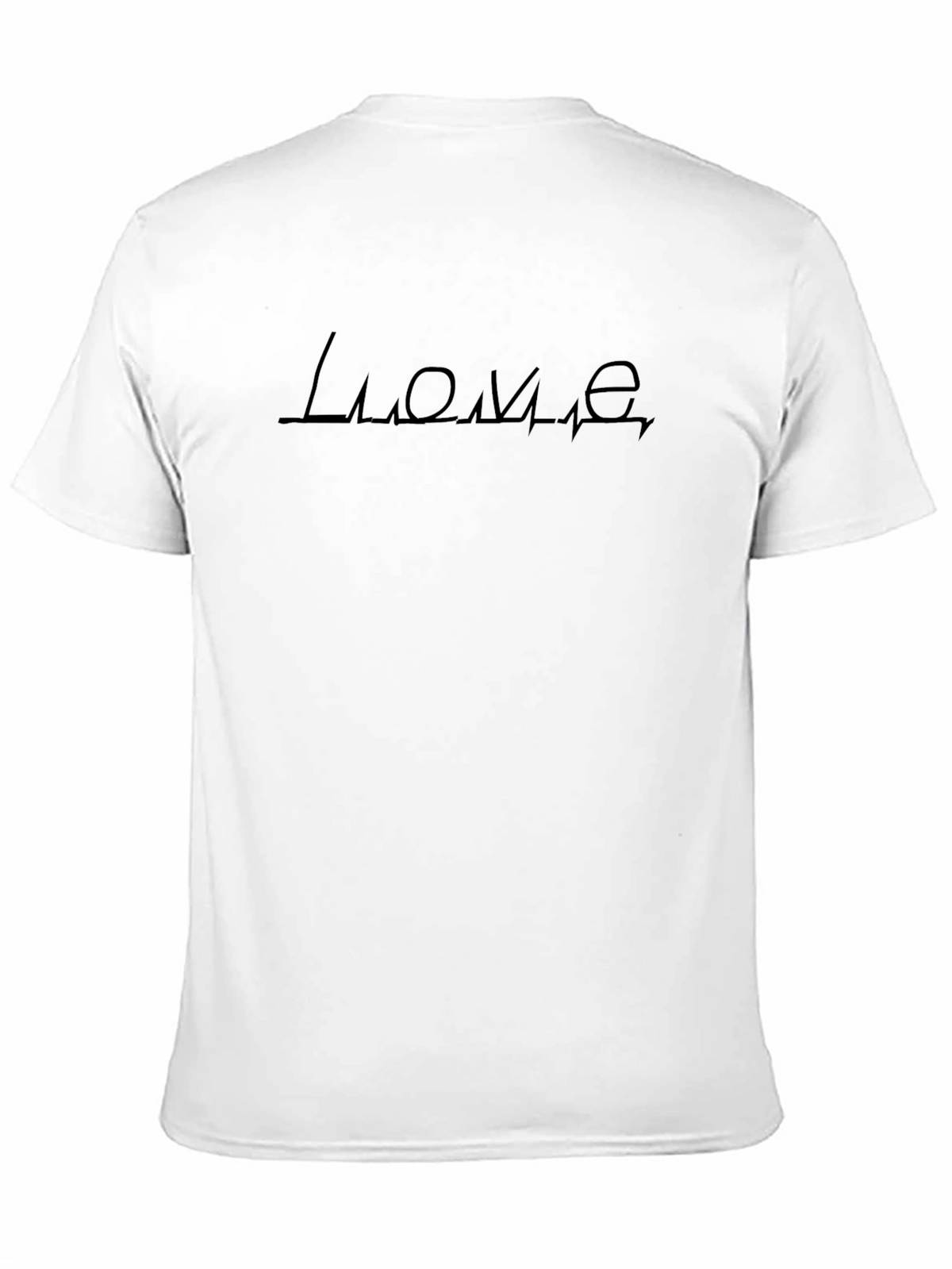 Love Heartbeat Graphic Black T-Shirt