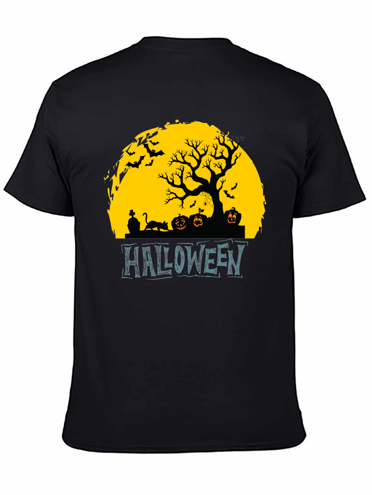 Halloween Silhouette Graphic T-Shirt