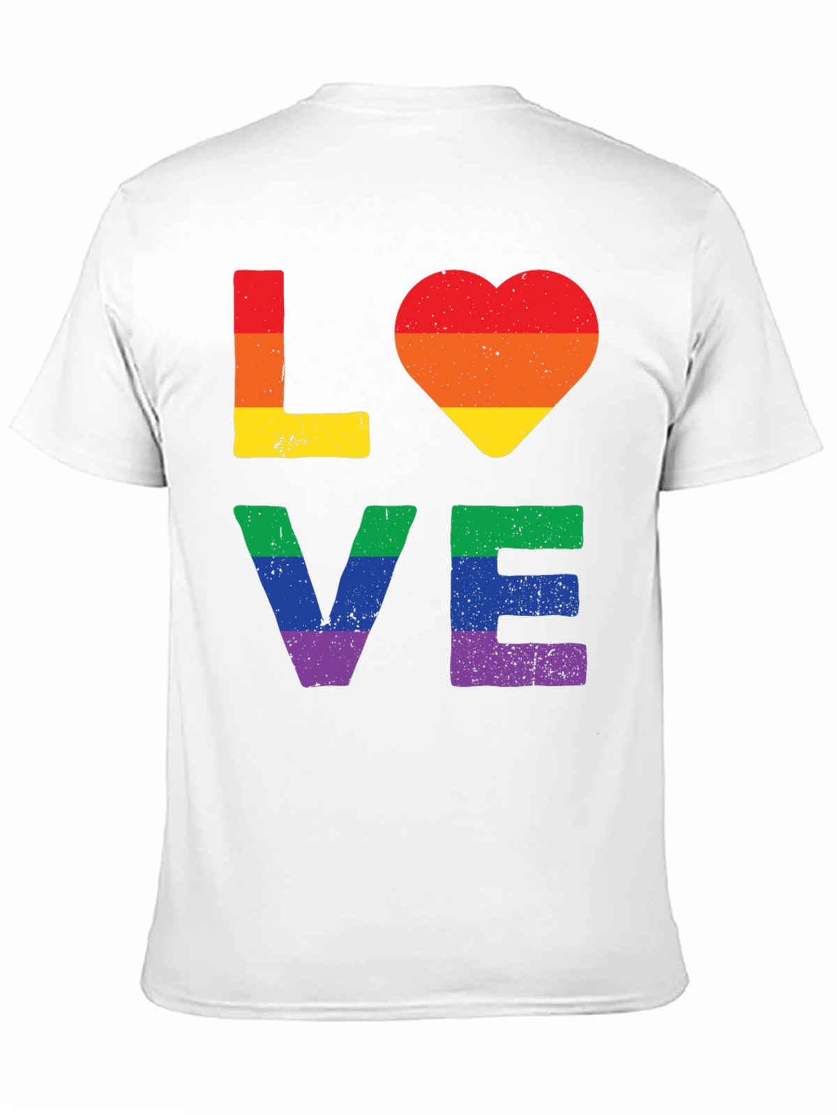 Pride LOVE T-Shirt - Rainbow Graphic Tee