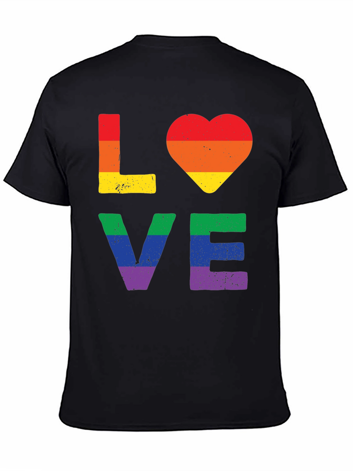 Pride LOVE T-Shirt - Rainbow Graphic Tee