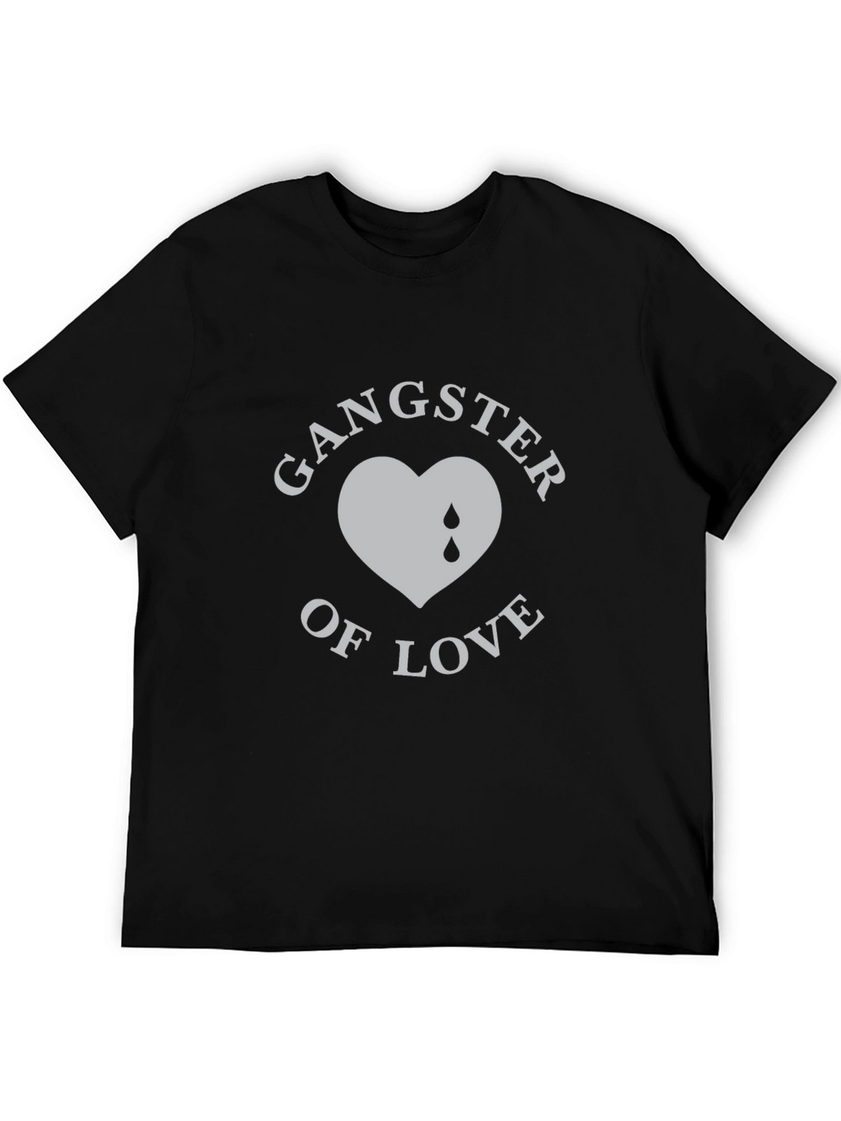 Gangster of Love Graphic T-Shirt - Black