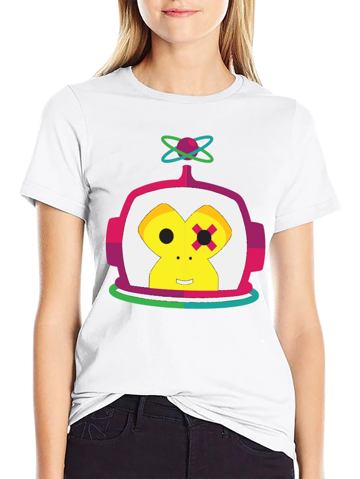 Funky Monkey Astronaut Graphic T-Shirt