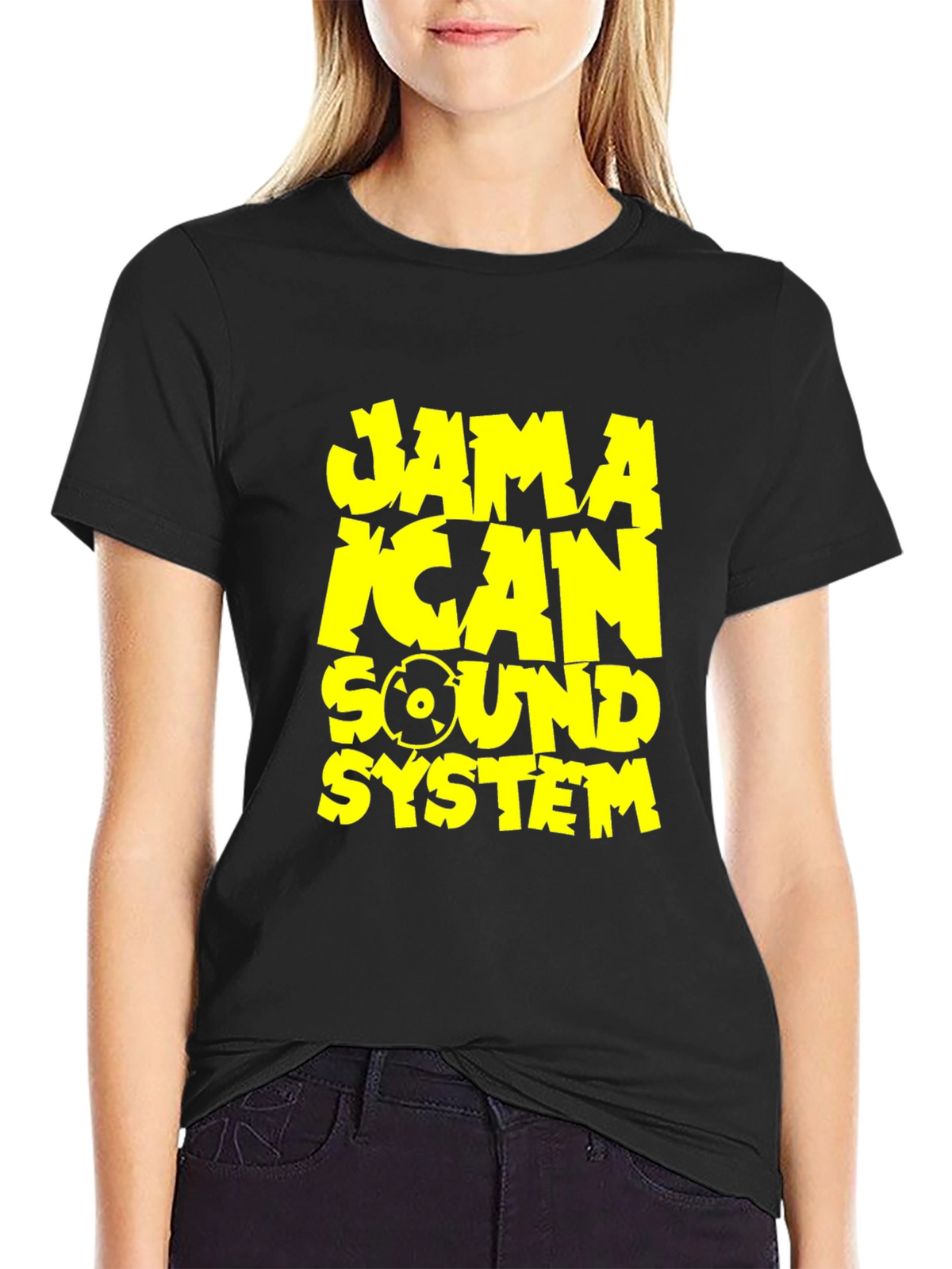 Jamaican Sound System Graphic Tee - Black