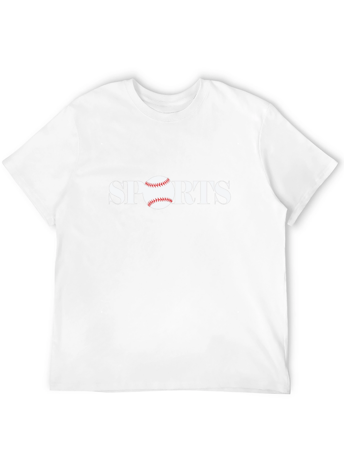 Sports Baseball Graphic Tee - Black