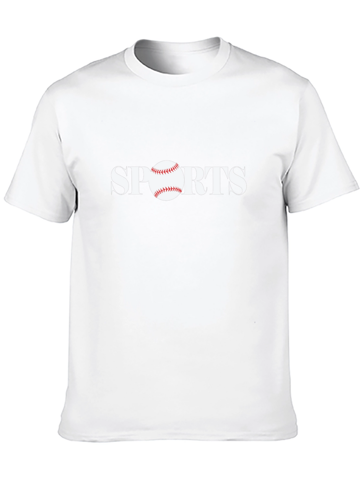 Sports Baseball Graphic Tee - Black