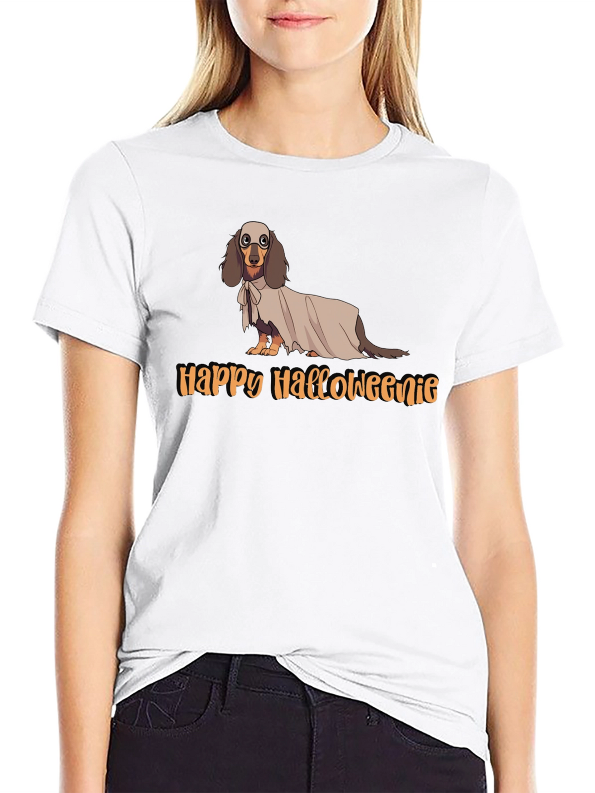 Happy Halloweanie Dog T-Shirt