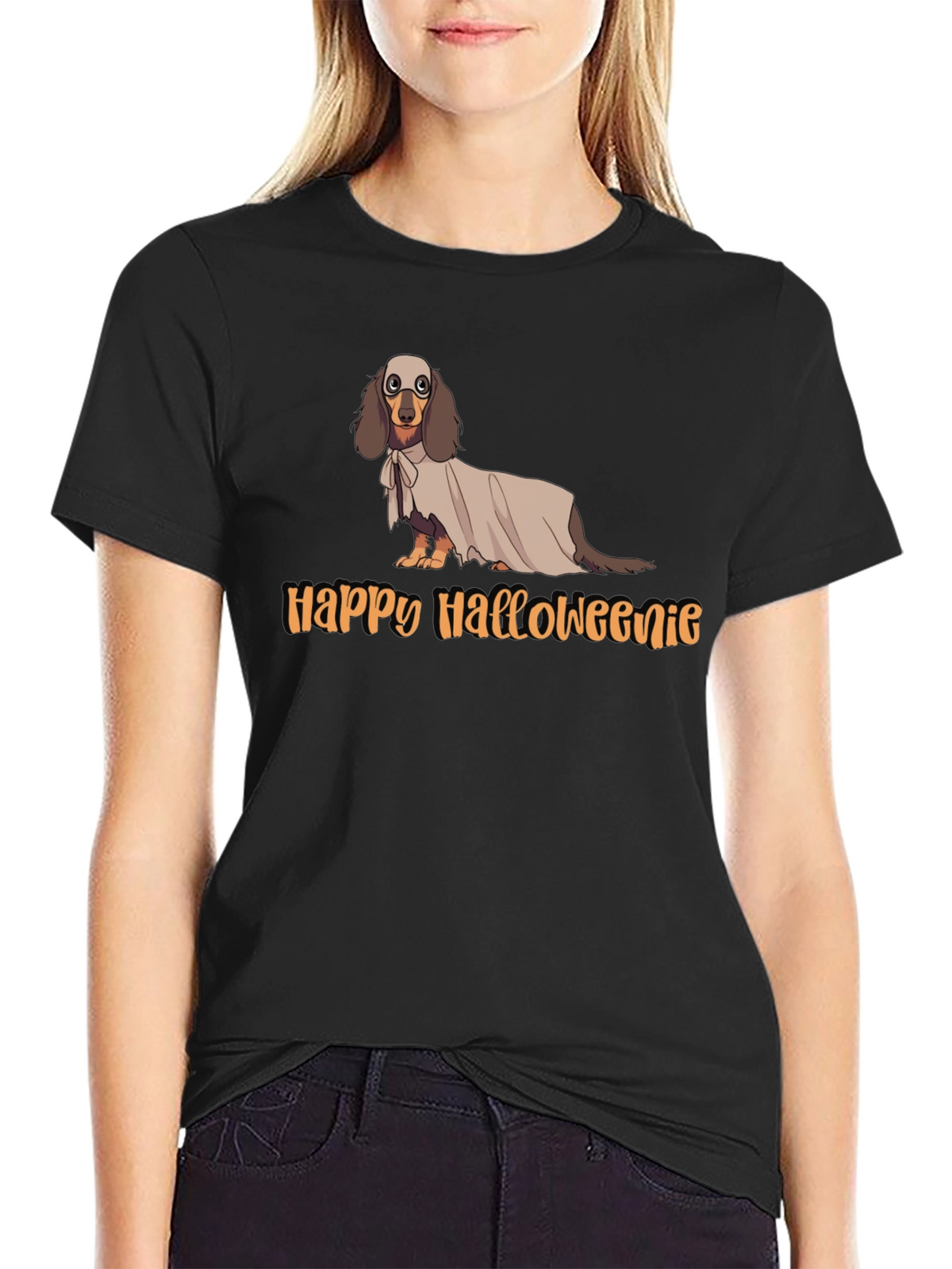 Happy Halloweanie Dog T-Shirt
