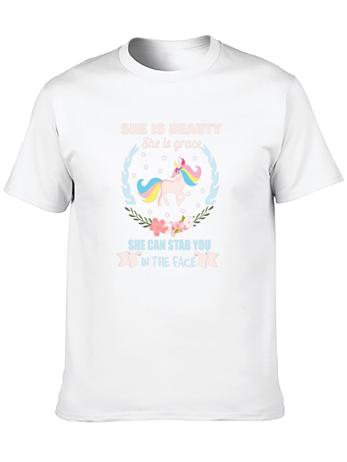 She is Beauty Unicorn Graphic T-Shirt