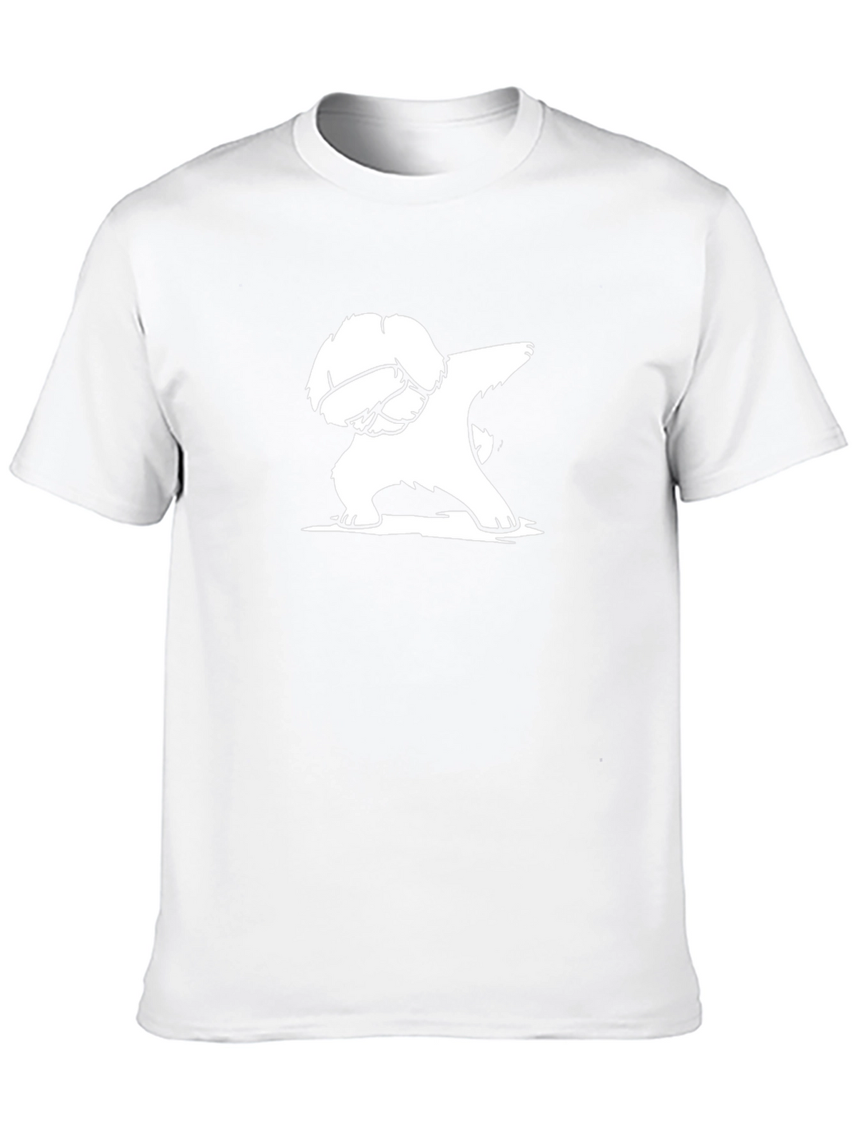 Dabbing Dog Graphic Tee - Black T-Shirt