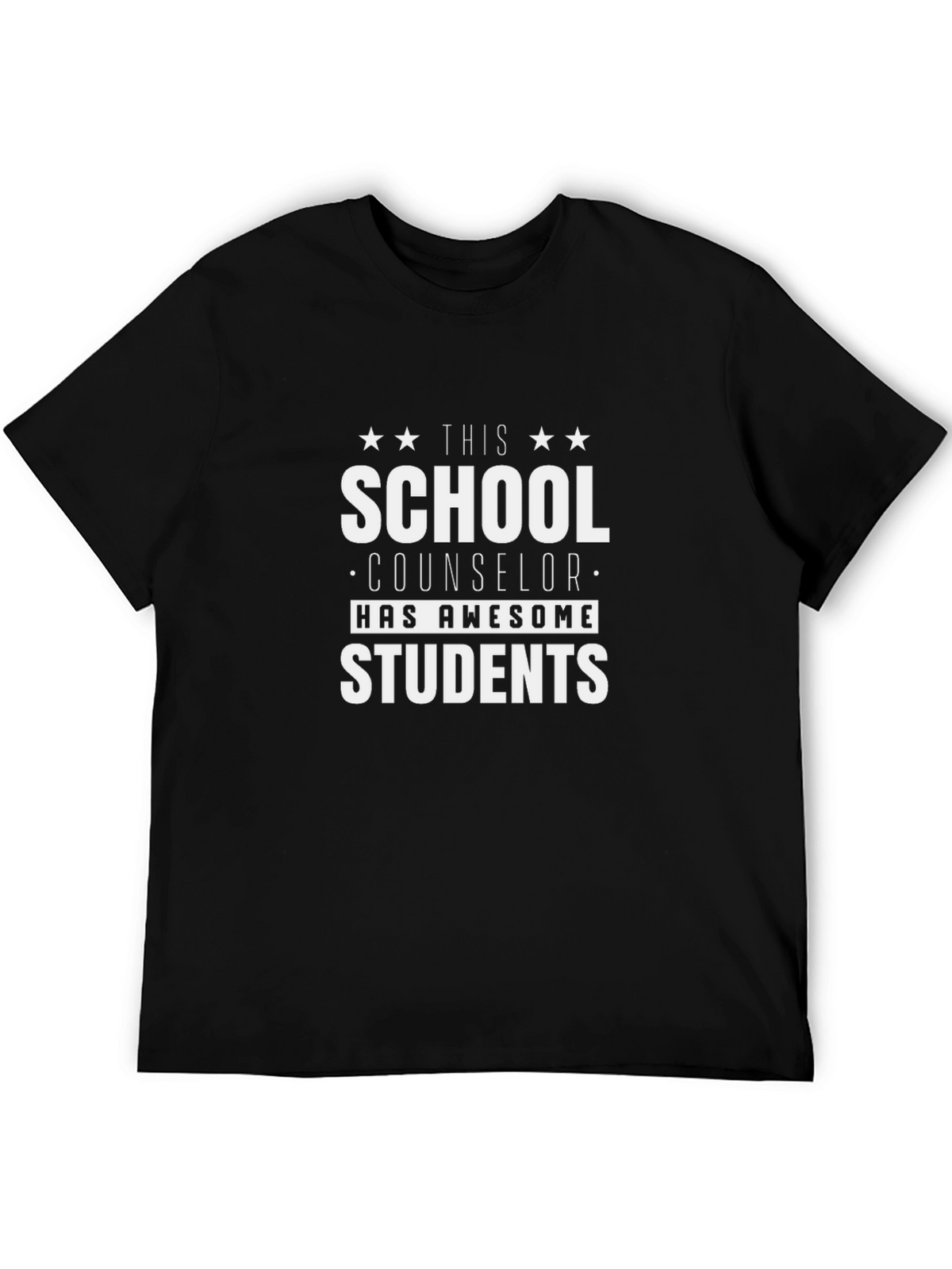 School Counselor Appreciation Graphic Tee - Black