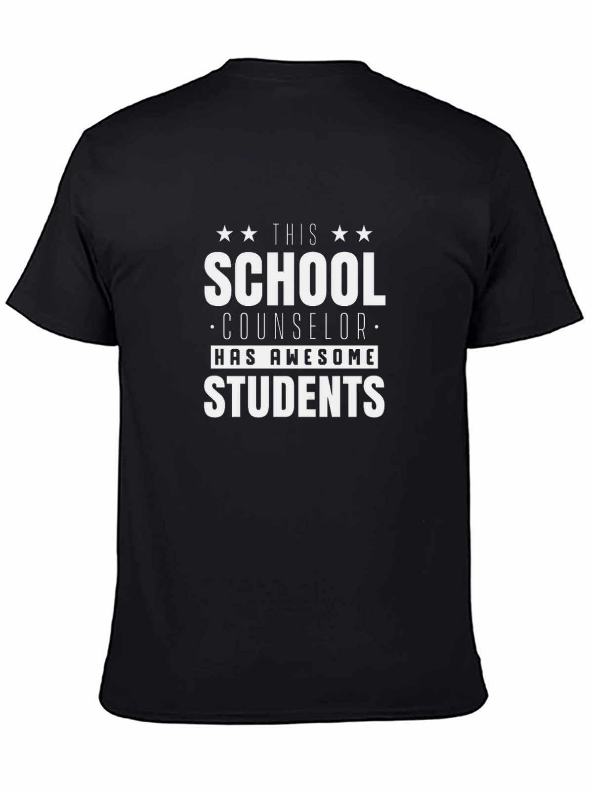 School Counselor Appreciation Graphic Tee - Black