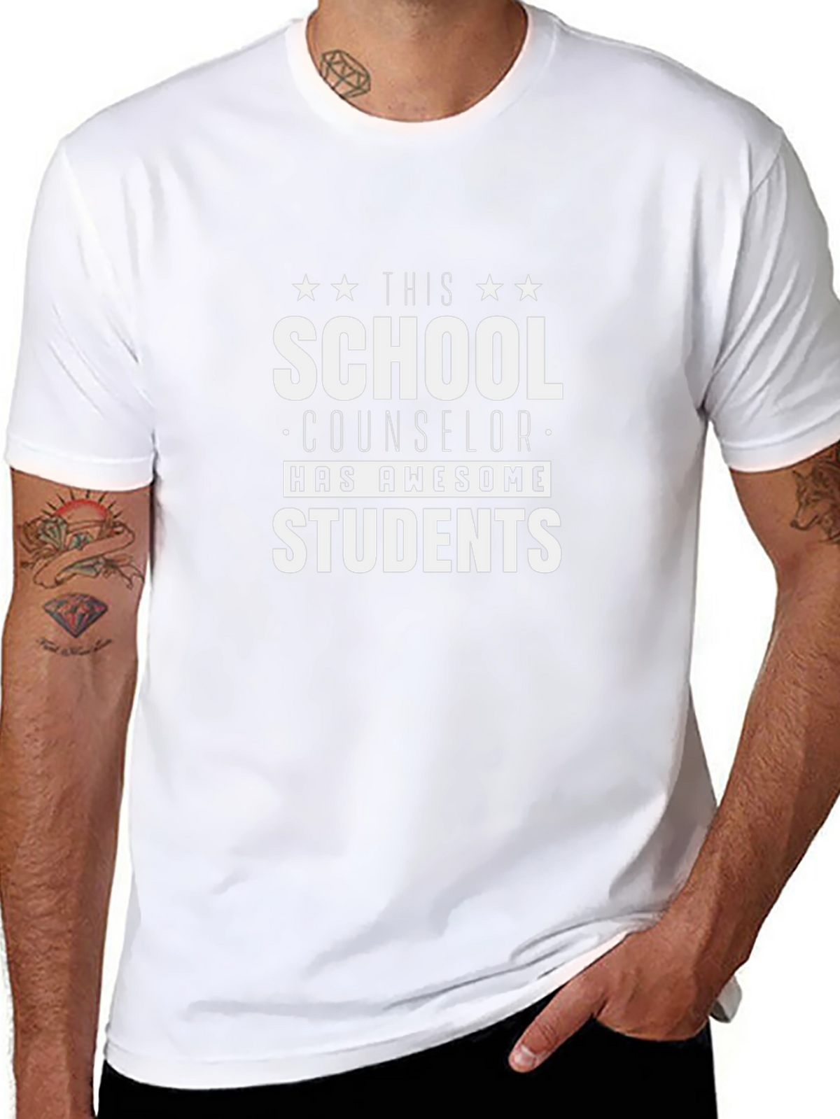 School Counselor Appreciation Graphic Tee - Black