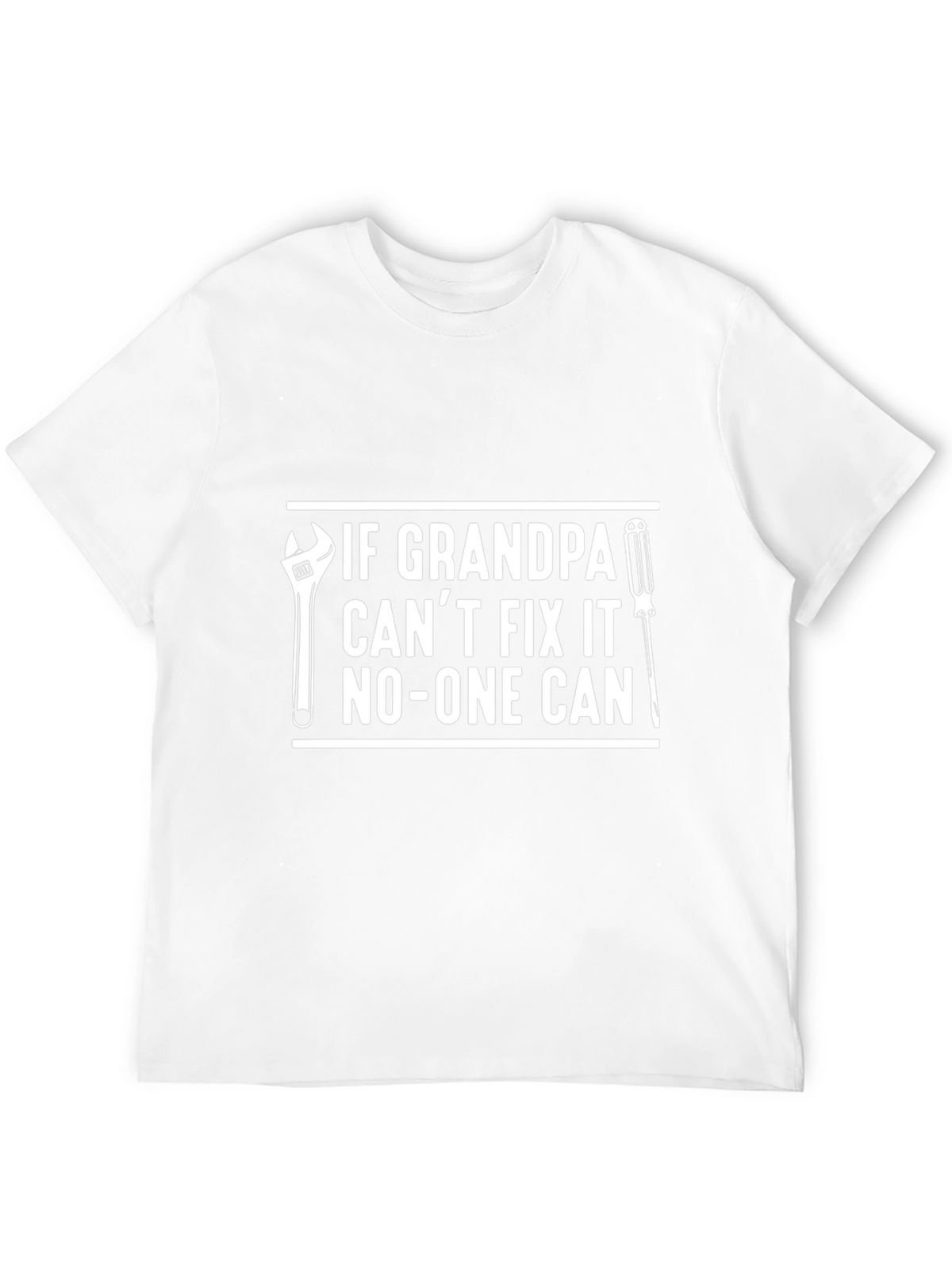 Grandpa Can Fix It Black T-Shirt