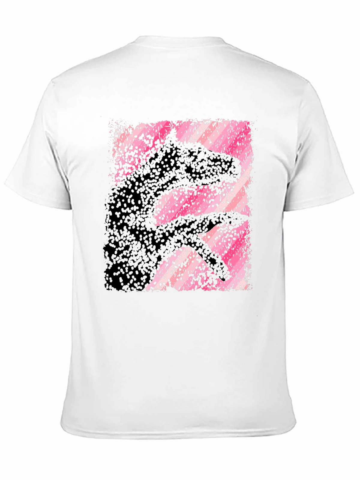 Abstract Hand Shadow Animal Graphic T-Shirt