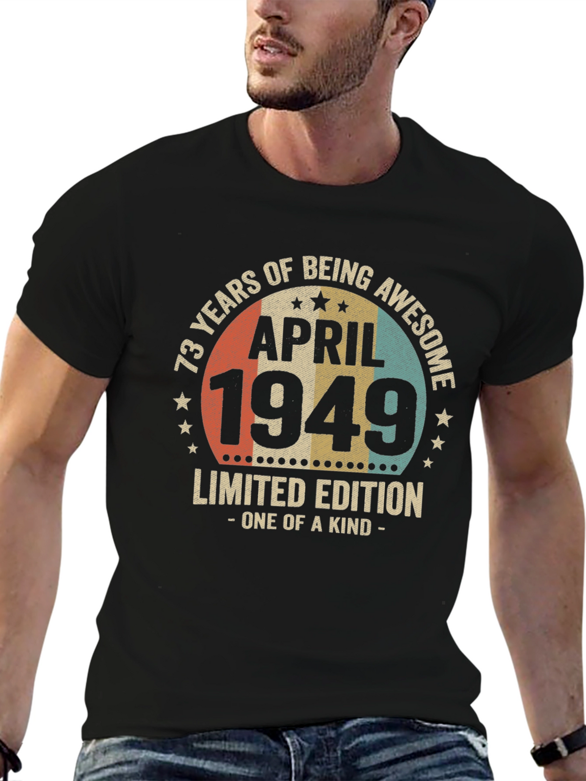 73 Years Awesome April 1949 Limited Edition T-Shirt