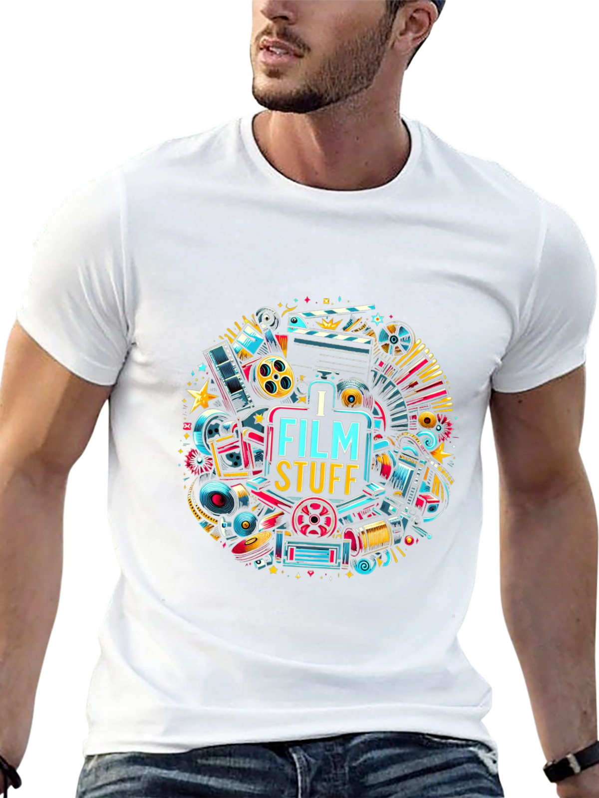 Film Stuff Graphic T-Shirt | Cool Filmmaking Tee